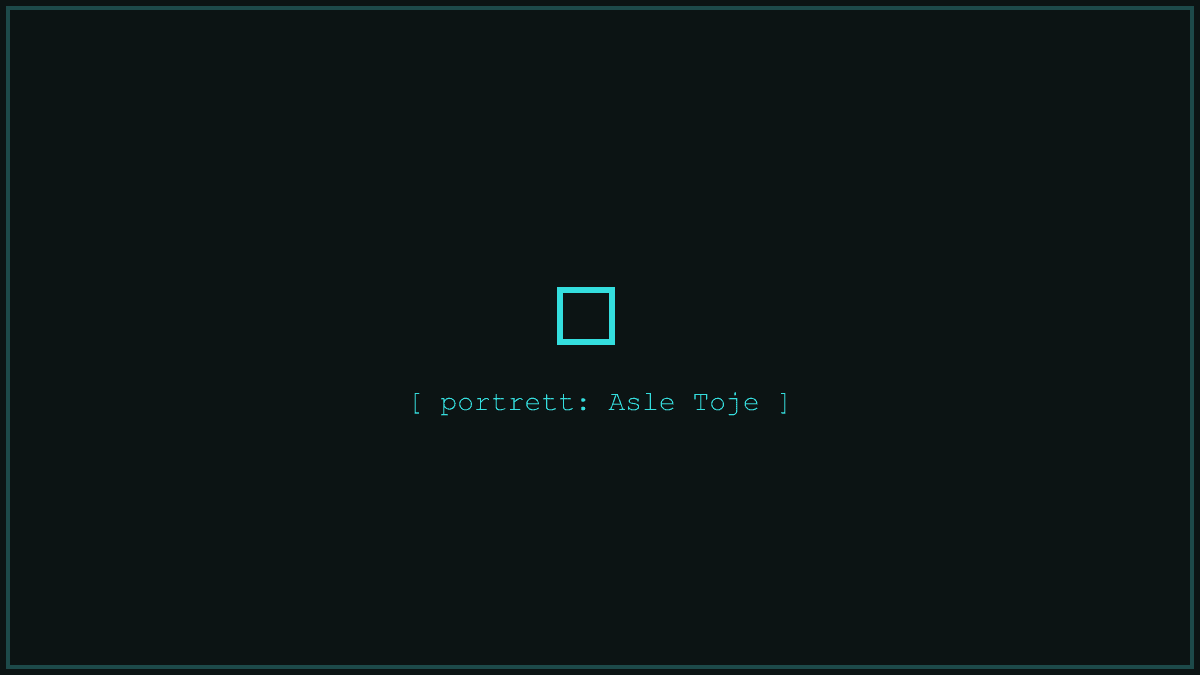 portrett: Asle Toje